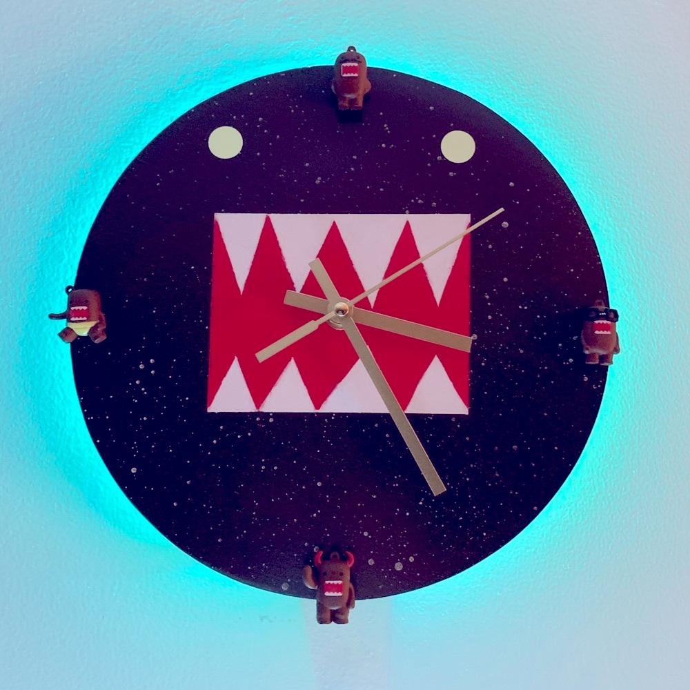 DOMO Snowfall LED Wall Clock - Picture 5 of 9
